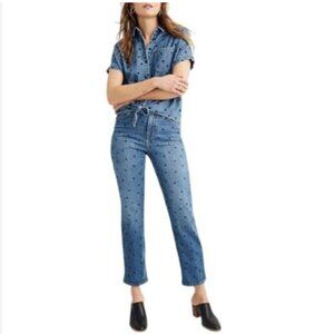 Madewell Classic Straight Heart Jeans